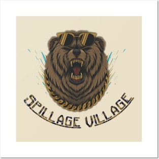 Spillage Village Band T-shirt Posters and Art